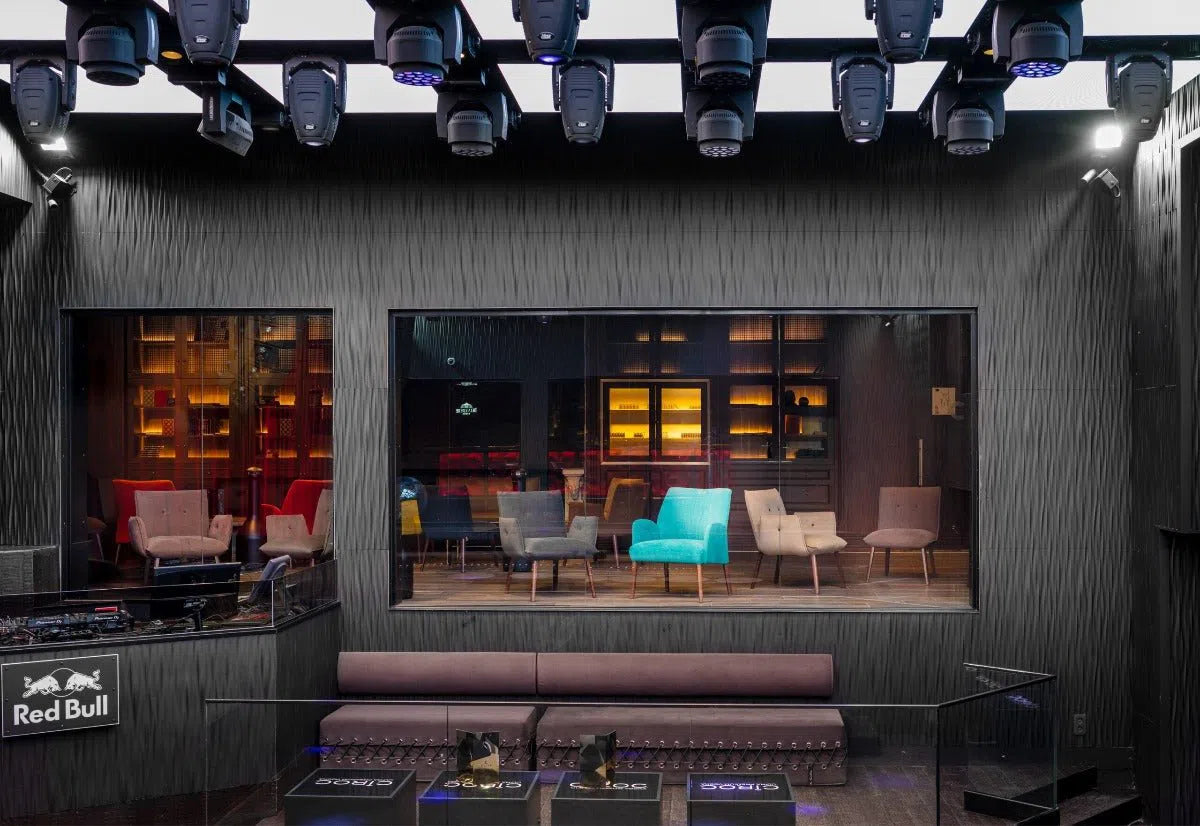 WAVE 3D wall Panels 1PC - Arstyl Panels in a modern lounge | DecorMania UK 