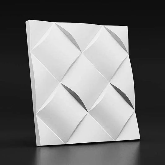 Model Wicker - 3D Gypsum Wall Panel
on a black background | DecorMania UK