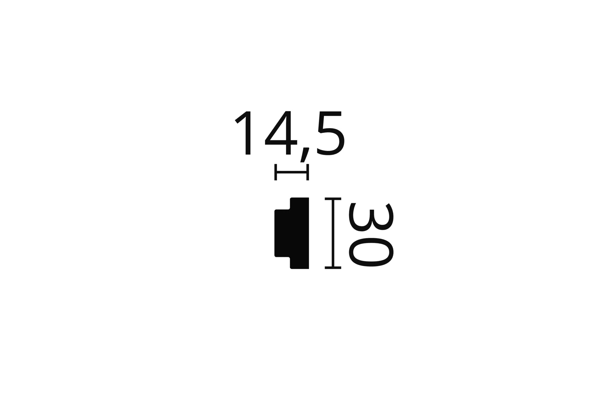 Dimensions of WL10 WALLSTYL® Panel Moulding | DecorMania UK