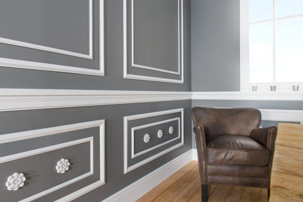 WL4 2M WALLSTYL ARCHITRAVE / DADO RAIL - Dado Rail in stylish interior | DecorMania UK 