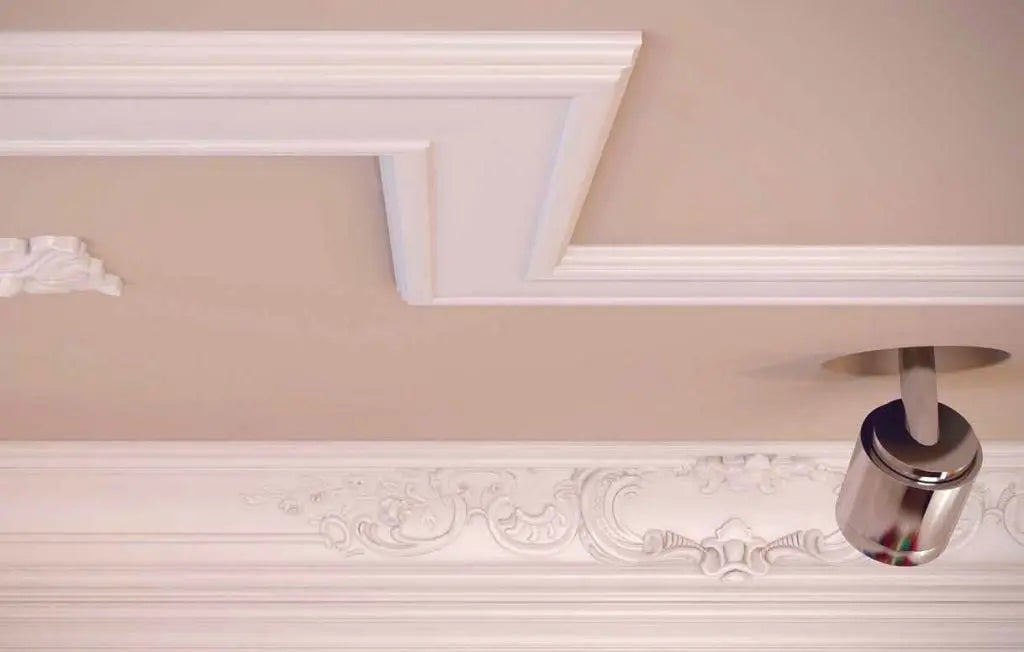 WL5 2M DADO RAIL - Dado Rail on beige ceiling  | DecorMania UK 