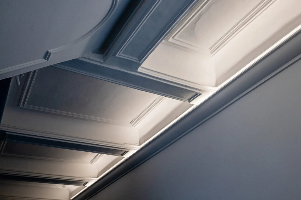 WT3 WALLSTYL 2M Ceiling Coving for LED Lighting in stylish interior | DecorMania UK