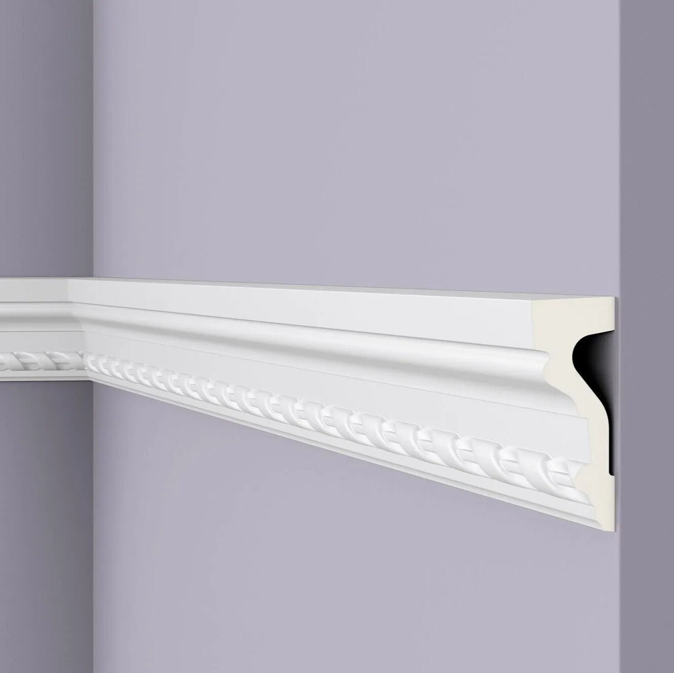 Z1 2M ARSTYL Dado rail 40mm showing its elegant, detailed design on a solid background | DecorMania UK