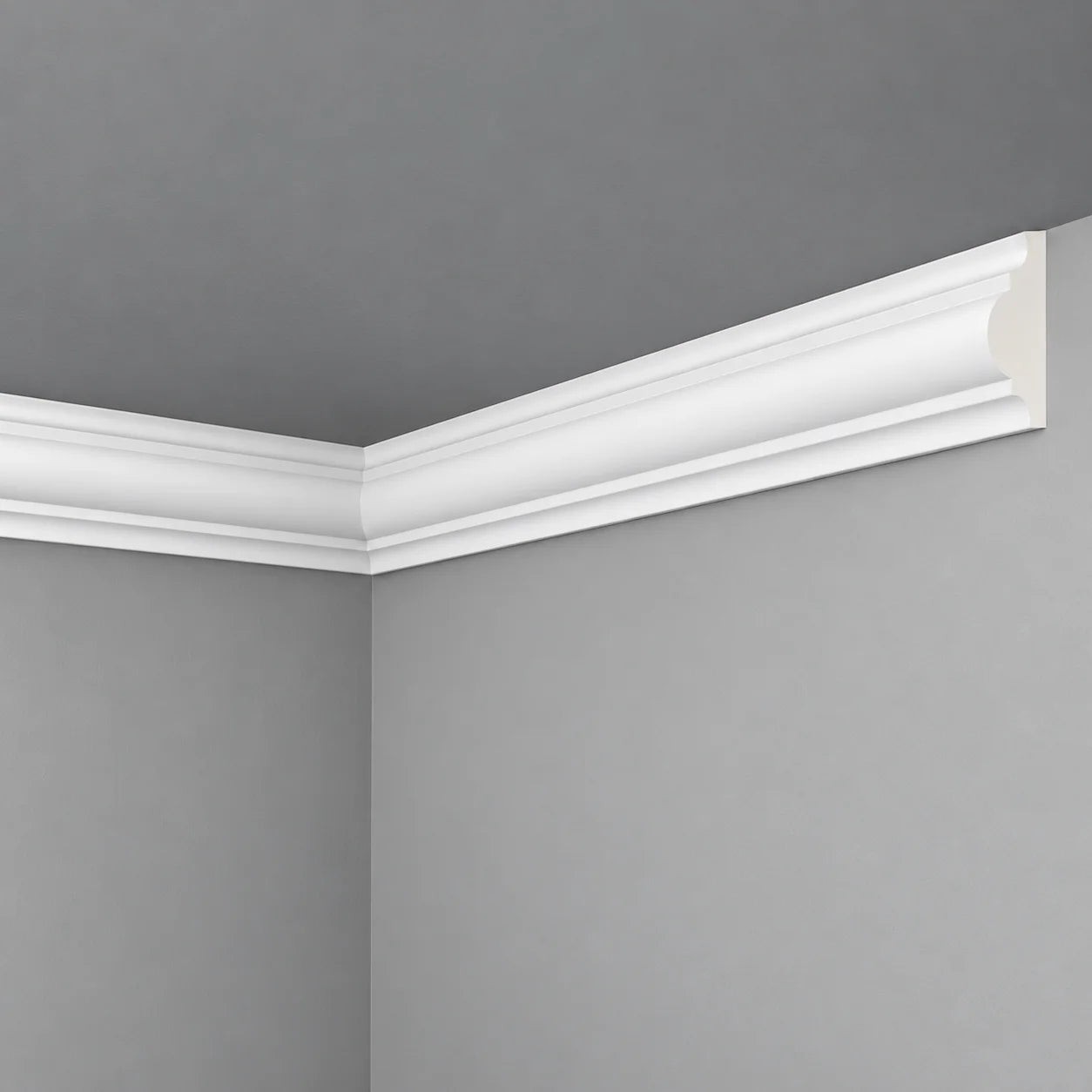 Z10 ARSTYL decorative moulding installed in a modern grey interior