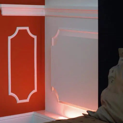 Z102 CURVED CORNERS (PACK OF 4) - Dado rail with modern design | DecorMania UK 