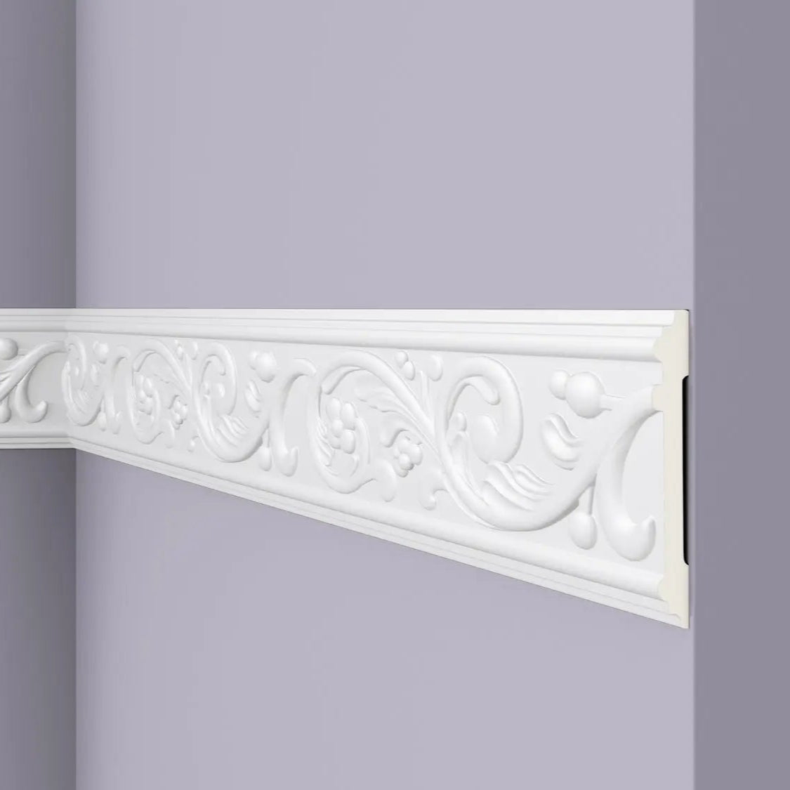 Z12 2M ARSTYL DADO RAIL on grey wall  | DecorMania UK 