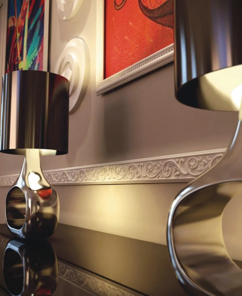 Z12 2M ARSTYL Dado rail in stylish living room | DecorMania UK 