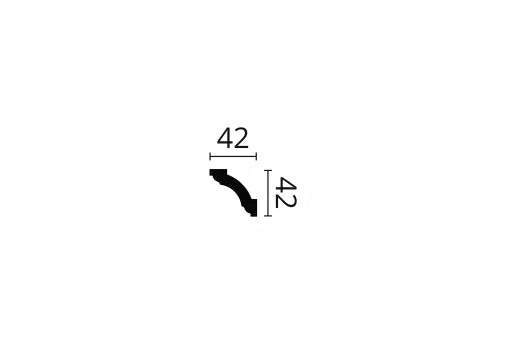 Dimensions of Z1240 ARSTYL® 2M Ceiling Coving | DecorMania UK 