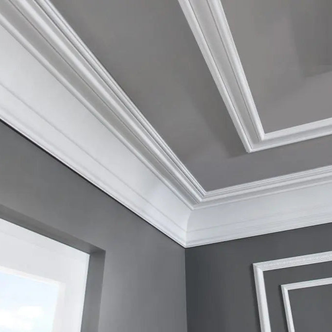 Z1550 2M ARSTYL DADO RAIL - Dado Rail on grey ceiling | DecorMania UK 
