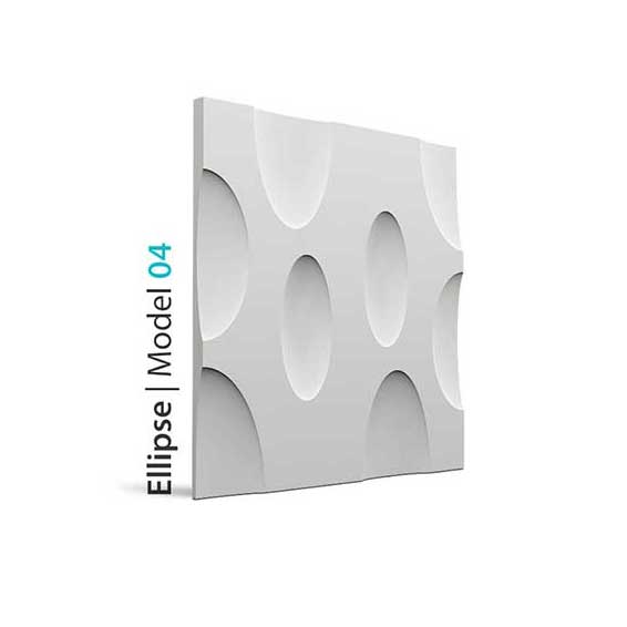 3D Wall Panel – ELLIPSE - Gypsum Panels | DecorMania