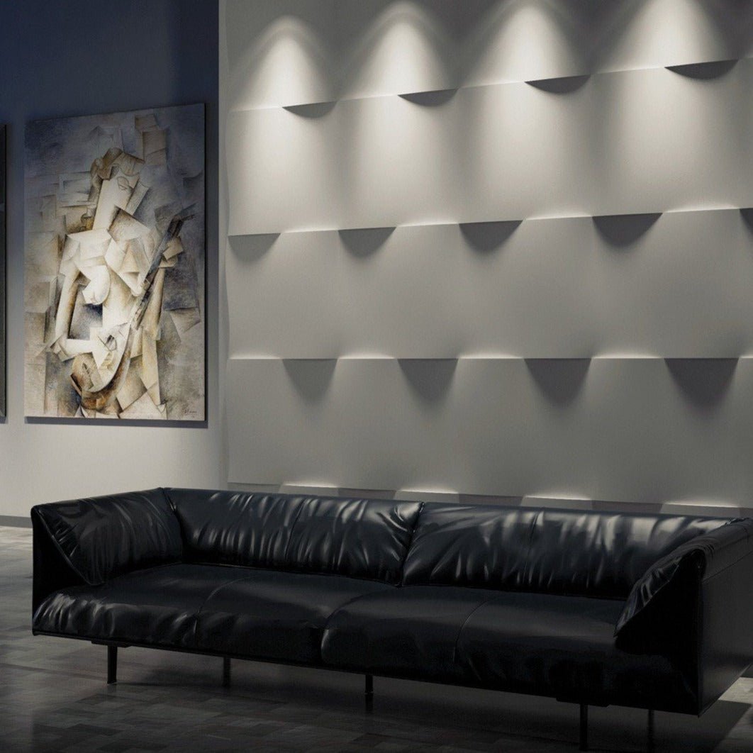 3D Wall Panel - FLUTTER - Gypsum Panels | DecorMania