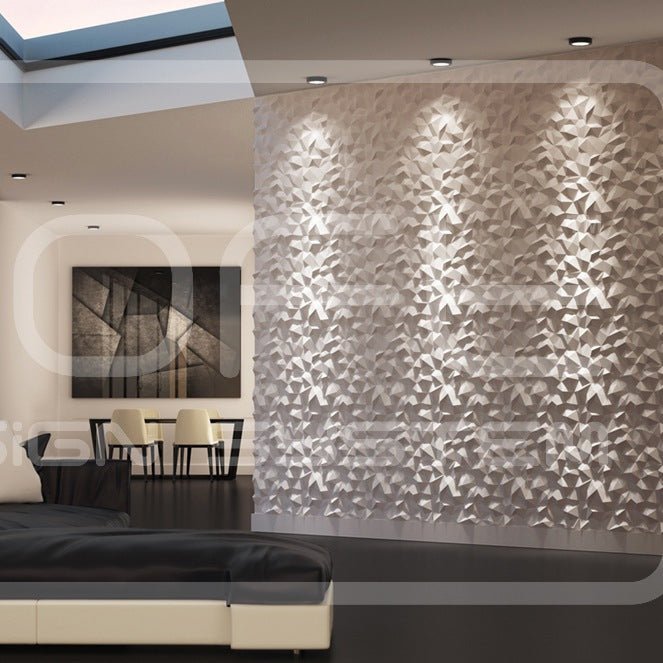 3D Wall Panel - PEAKS - Gypsum Panels | DecorMania