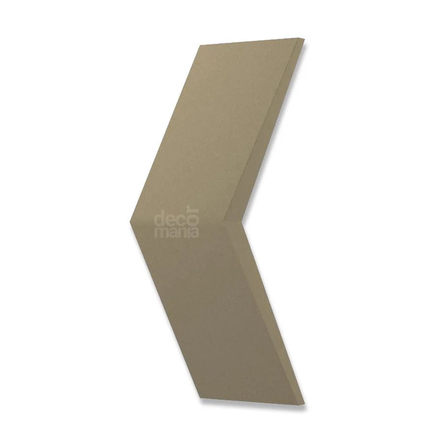 CHEVRON Acoustic Soft 3D Wall Panel colour swatch on white background DecorMania UK