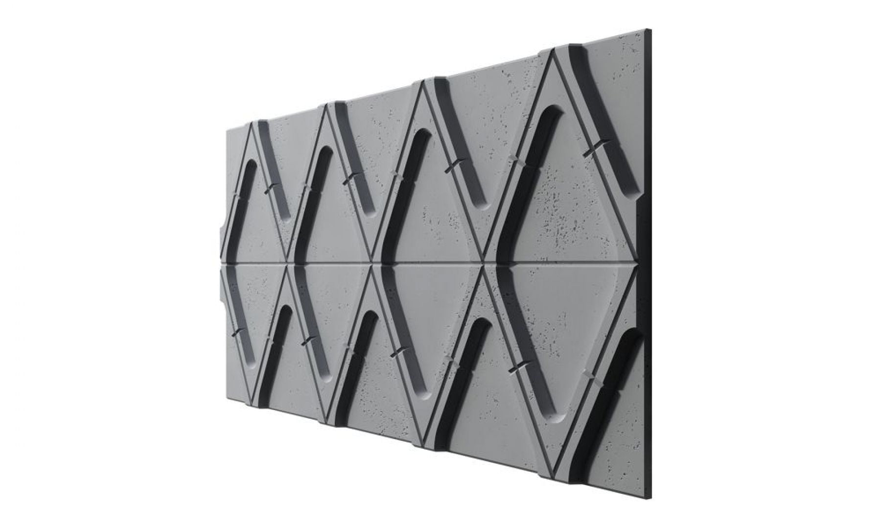 Concrete 3D Wall Panel DIAMONDS - 3D Concrete Panels | DecorMania