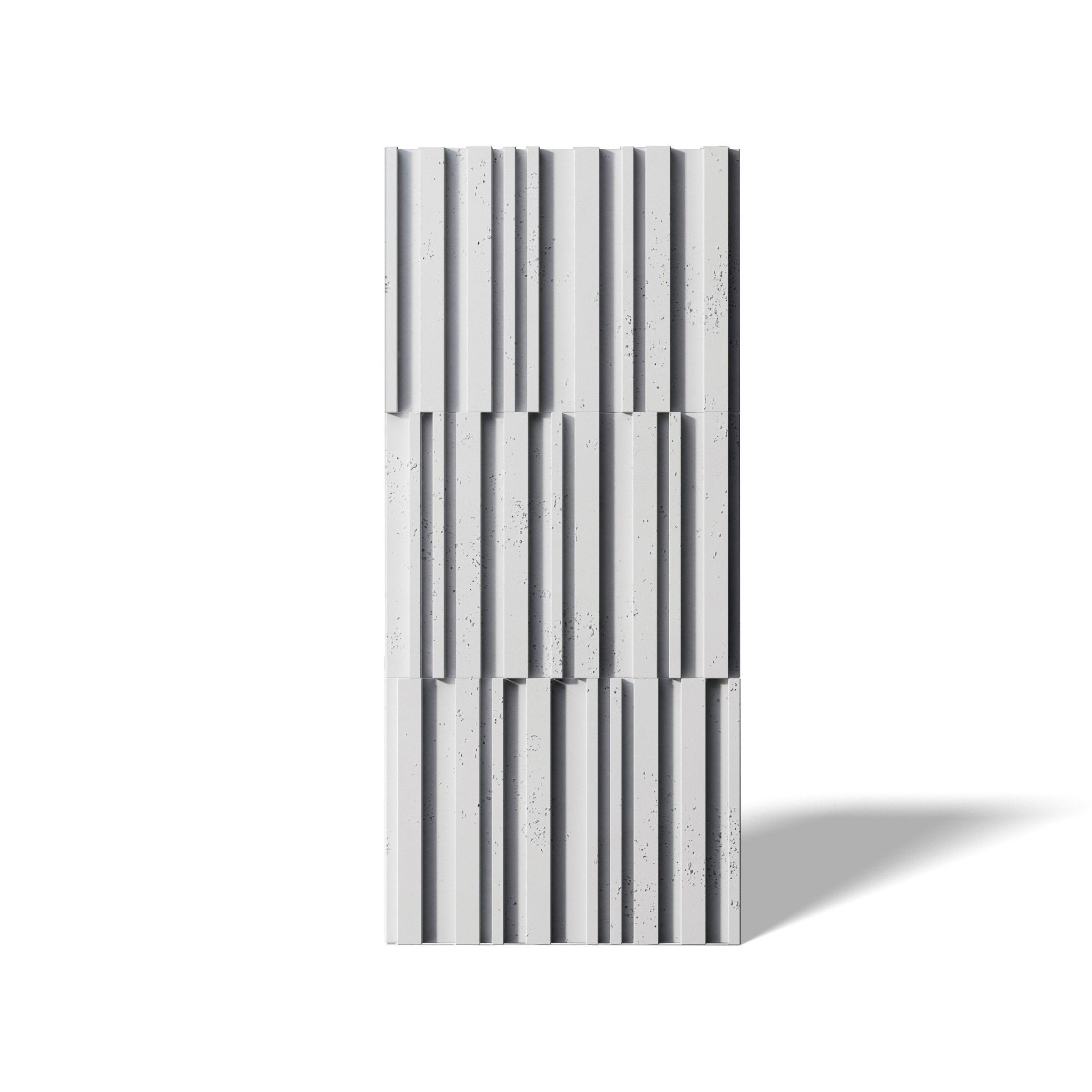 Concrete 3D Wall Panel RIFT MIXED - 3D Concrete Panels | DecorMania