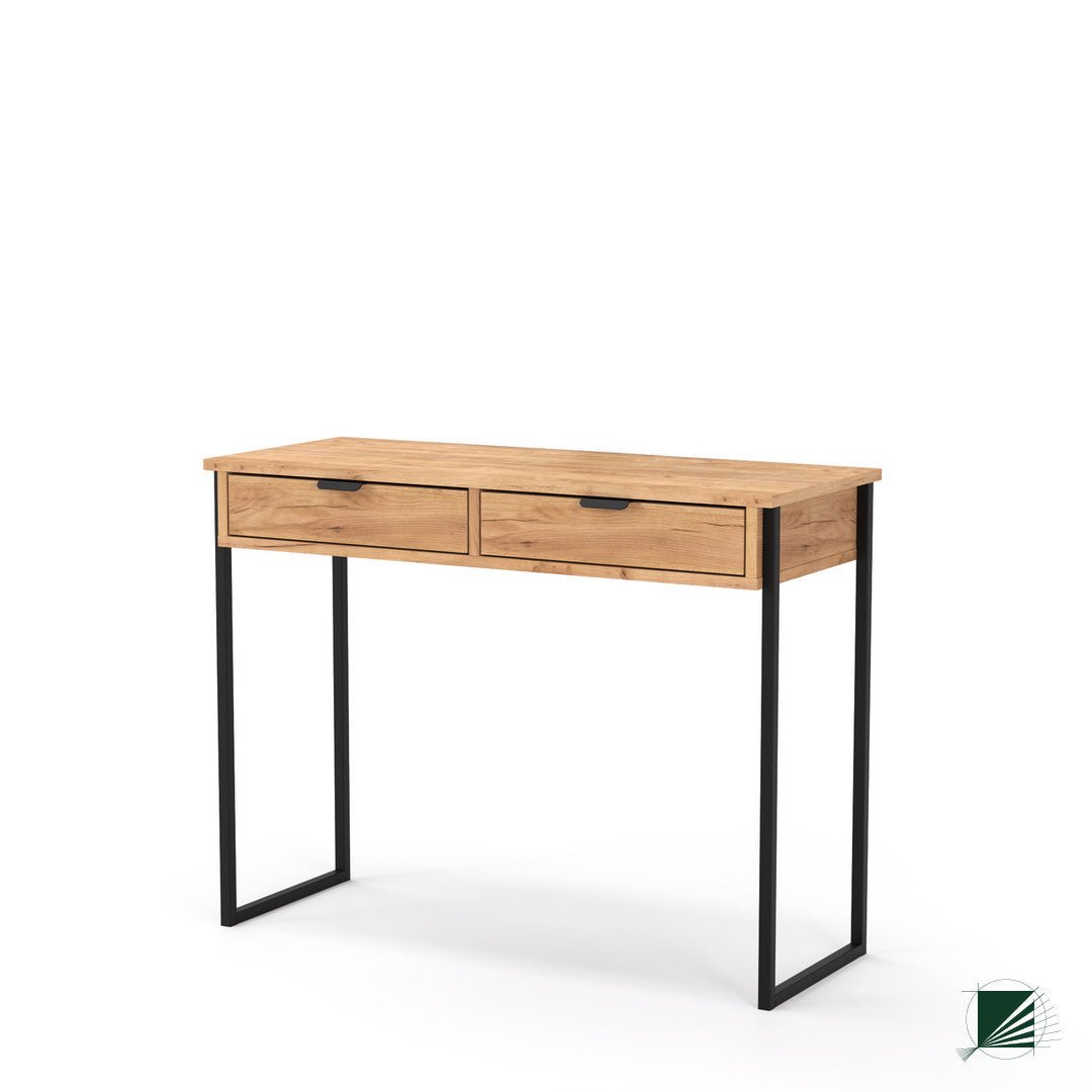 Oak and on sale black dressing table