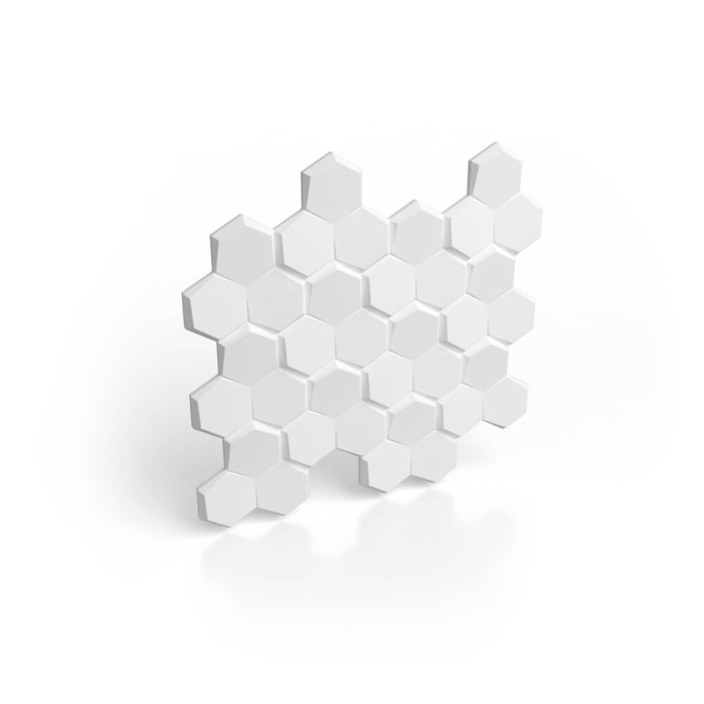 HEXA 3D Wall Panel EPS - 3D Polystyrene Wall Panels | DecorMania