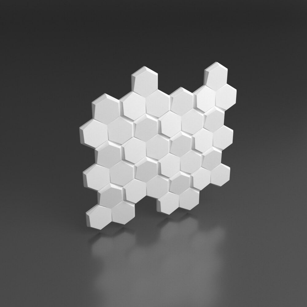 HEXA 3D Wall Panel EPS - DecorMania