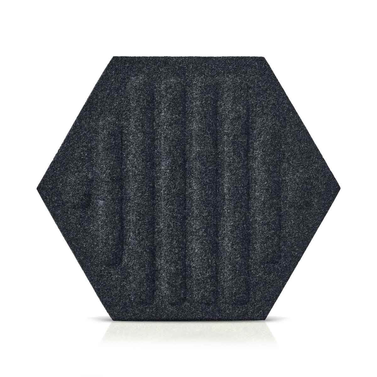HEXA RIFT Felt Panel - BLACK - Felt 3D Panels | DecorMania