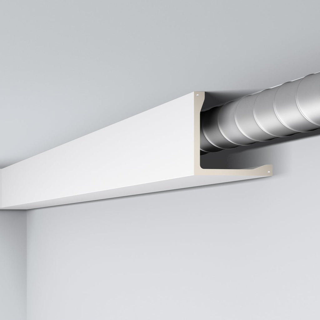 L5 ARSTYL 2M Functional ceiling coving for concealing ventilation pipes  | DecorMania UK 