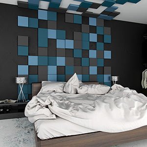 PIXEL L Soft Acoustic Wall Panel - 3D Wall Panels | DecorMania
