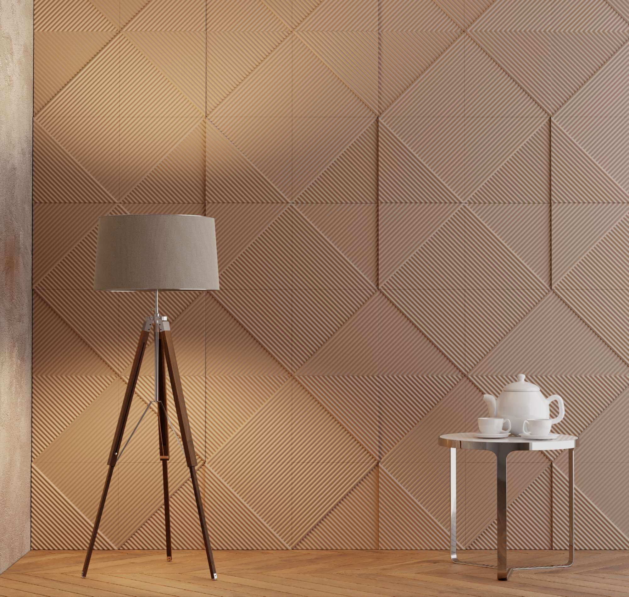 STRIPES 2 - 3D Wall Panel EPS - 3D Polystyrene Wall Panels | DecorMania